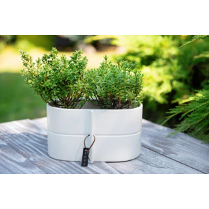 Osłonka ceramiczna ELIZA szara 22x12cm